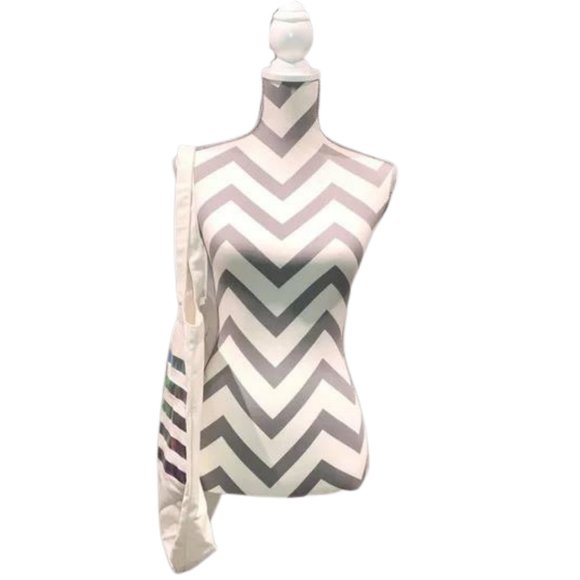 American Eagle Outfitters Ivory Canvas Tote Bag - Picture 2 of 12